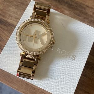 Gold MK watch
